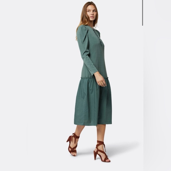 Soft Joie Nova Midi Dress, silver pine. Size M - Picture 2 of 10